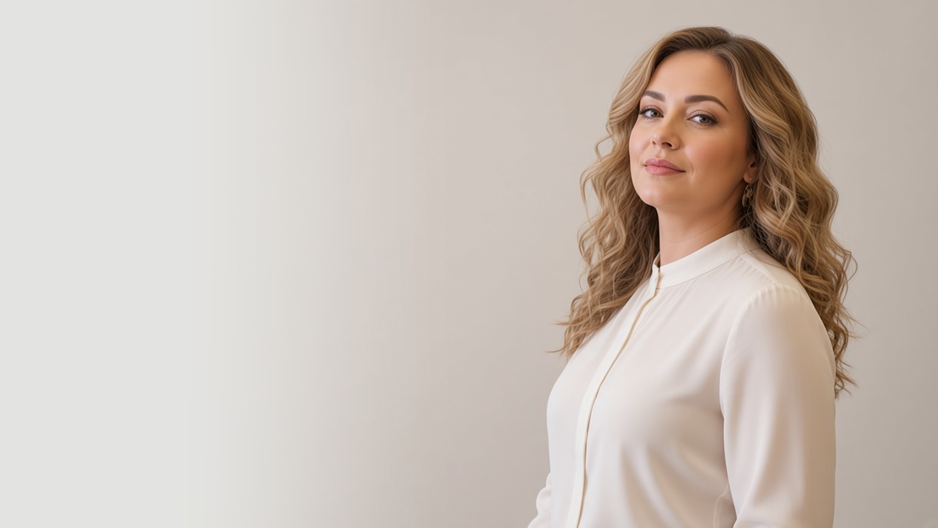 Portrait of a woman, hero for mastectomy-related procedures